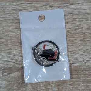 Graduation Cap Keychain Charm Silver Tone Red Black Enamel Grad Gift